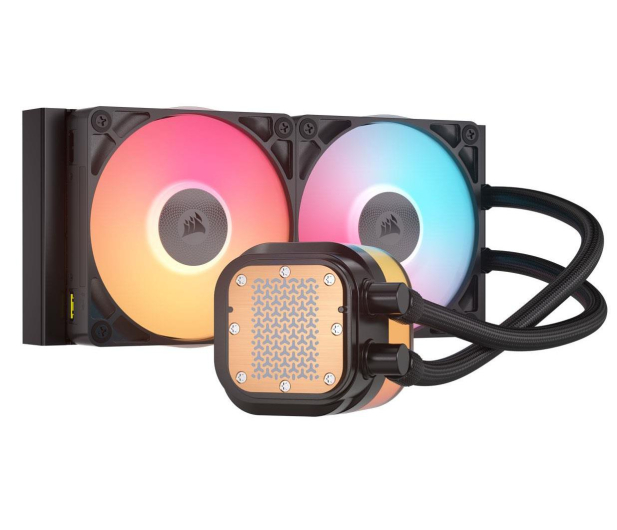 Corsair iCUE LINK TITAN 240 RX LCD 2x120mm - 1286793 - zdjęcie 3